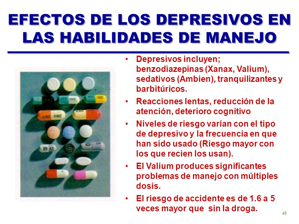 Signos de estar drogado con xanax
